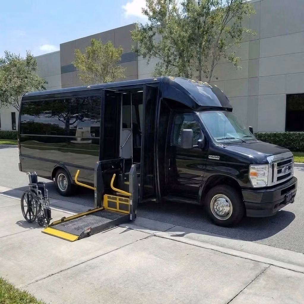 greenfield 18 passenger minibus wheelchair lift