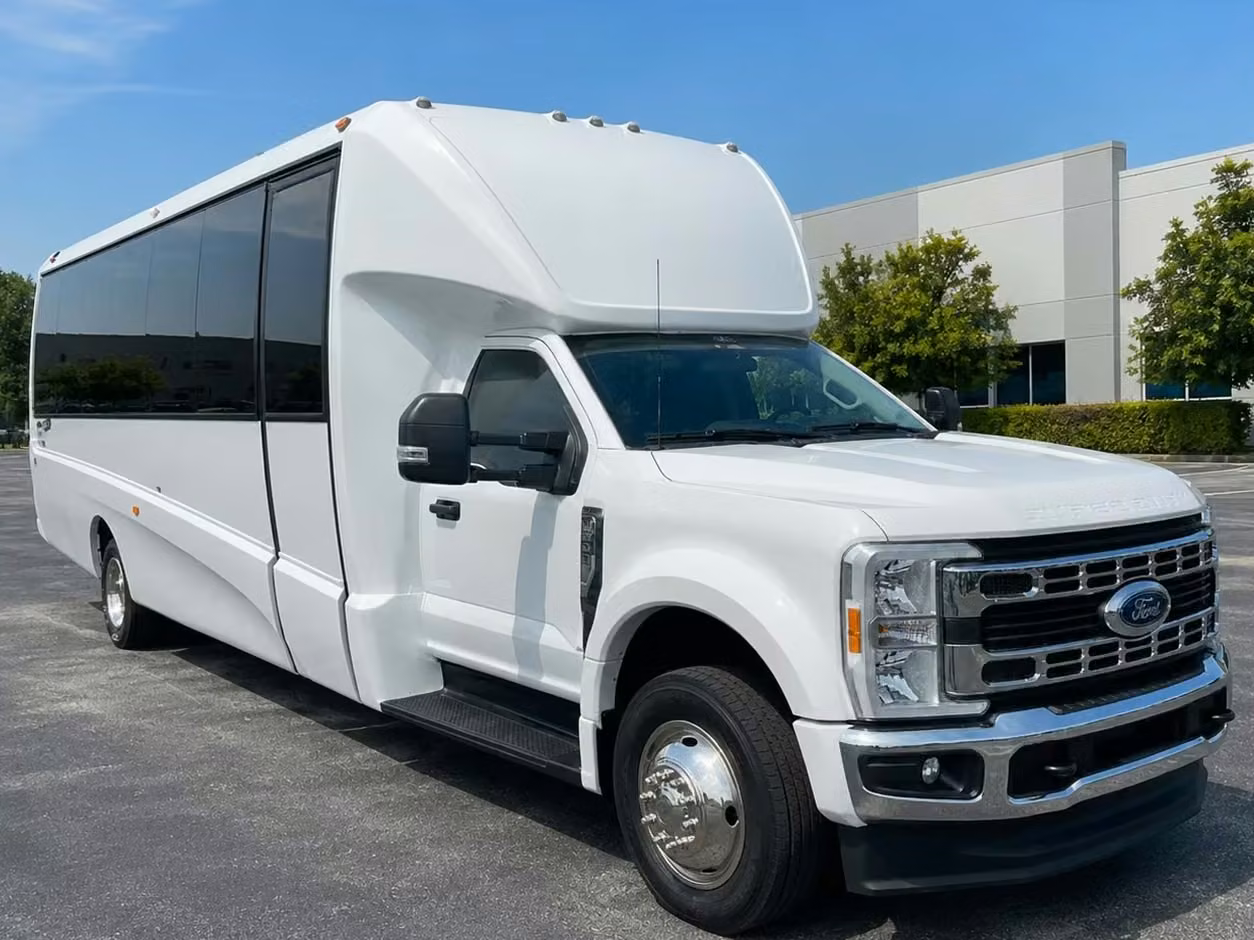 greenfield 25 passenger minibus rental