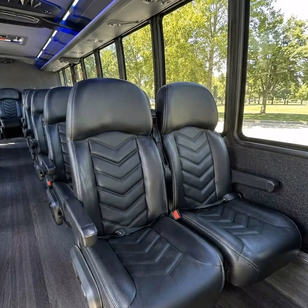 greenfield 28 passenger minibus seating