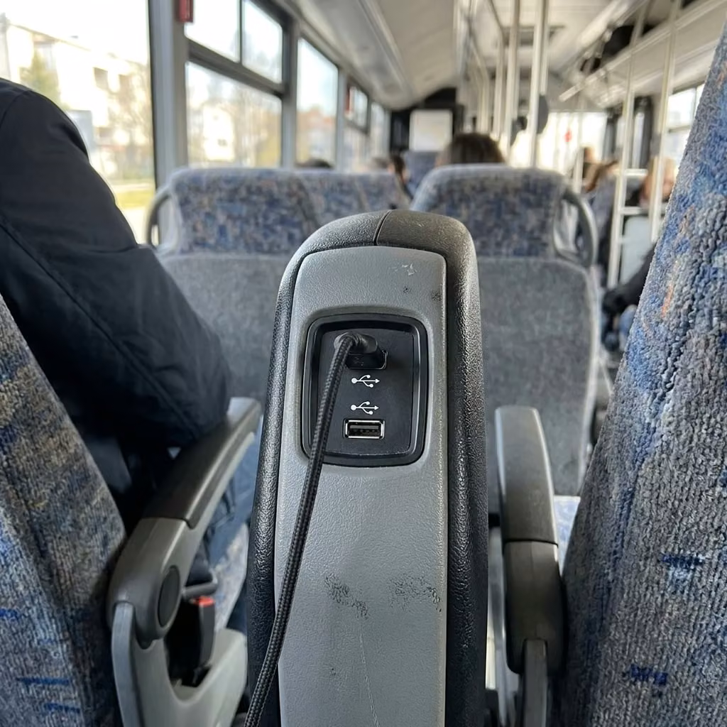 greenfield 35 passenger minibus usb charging