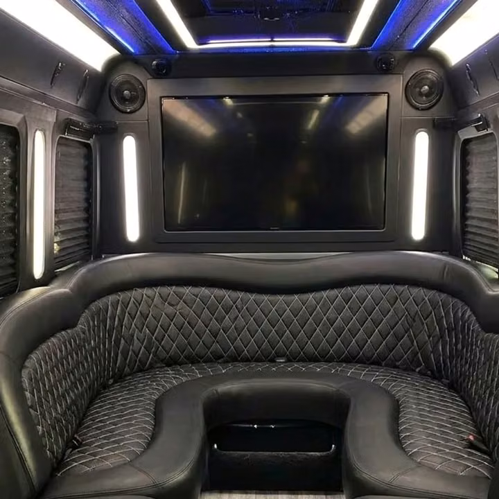 greenfield party bus sound system