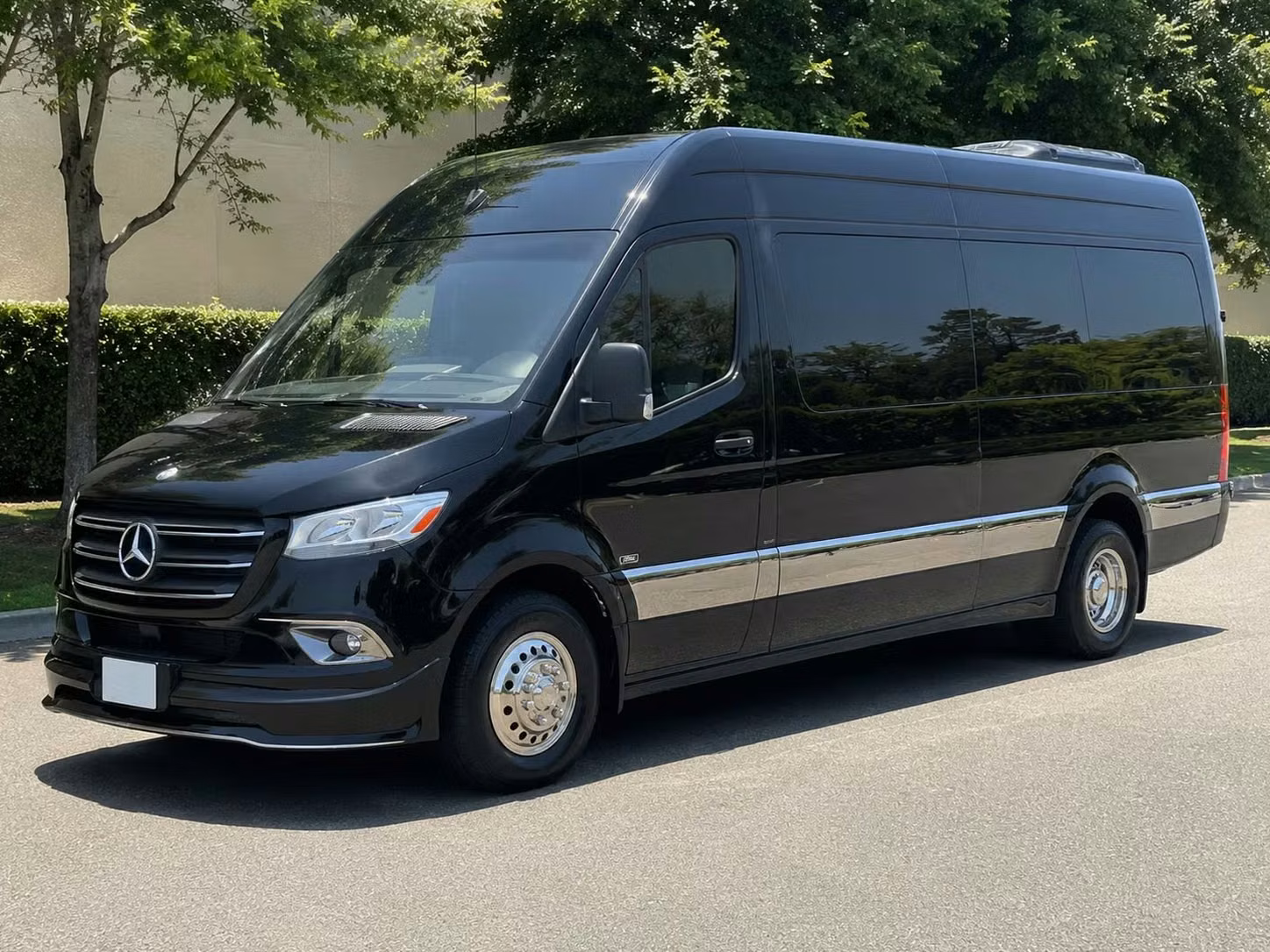 greenfield sprinter van rental with driver