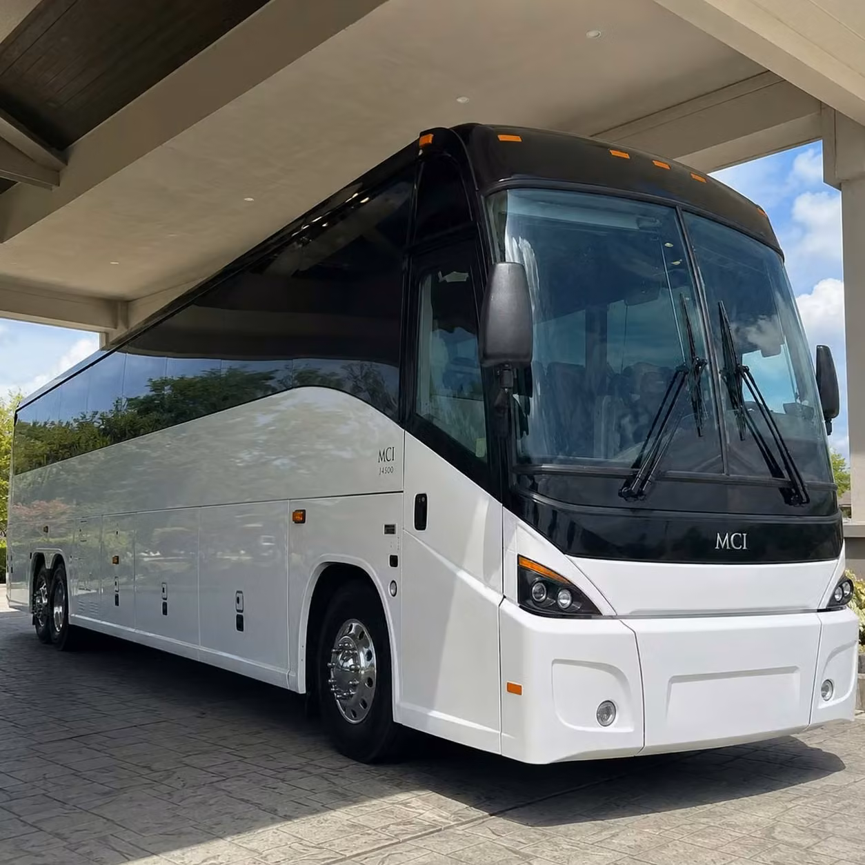 greenfield unmarked greenfield government shuttles with tinted windows