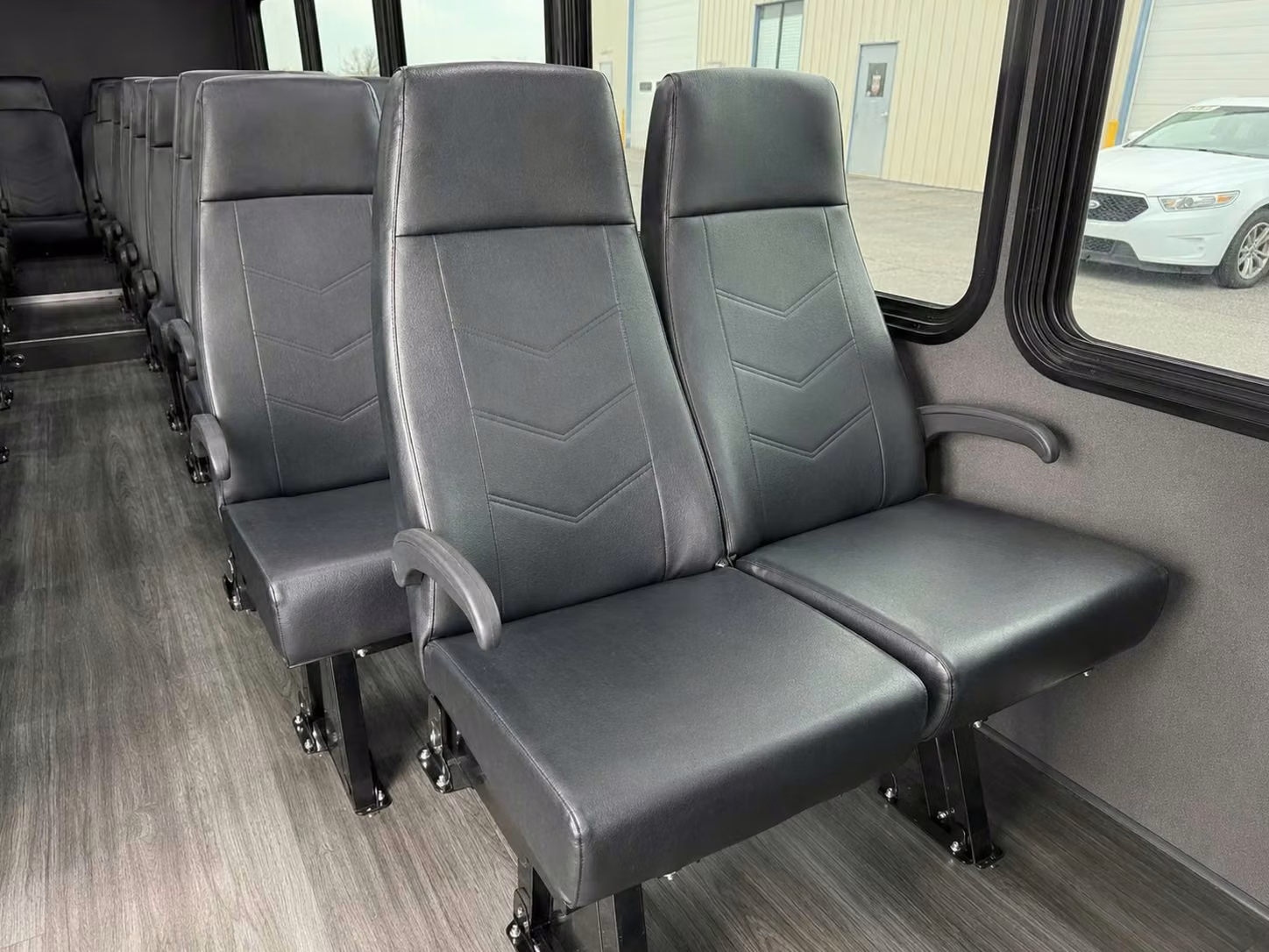 15 passenger minibus inside