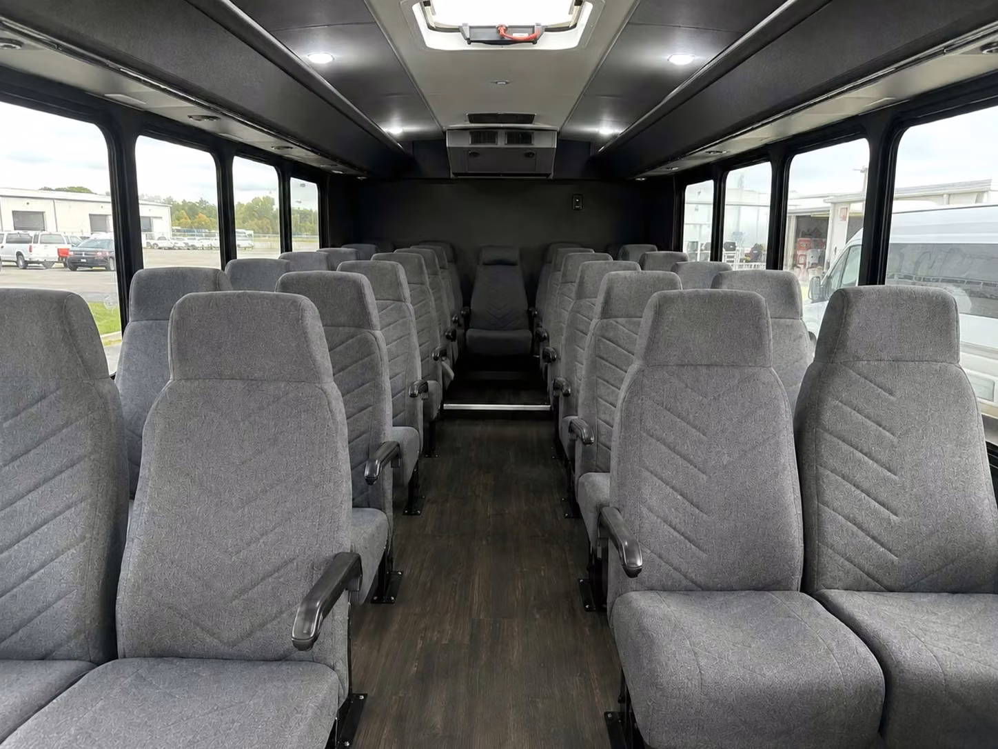 15 passenger minibus interior