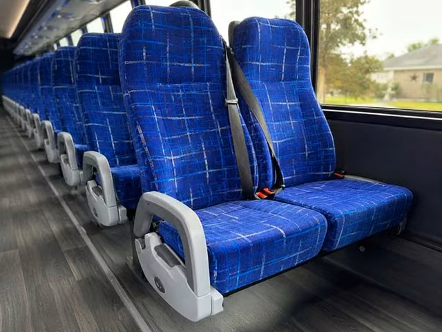greenfield charter bus interior