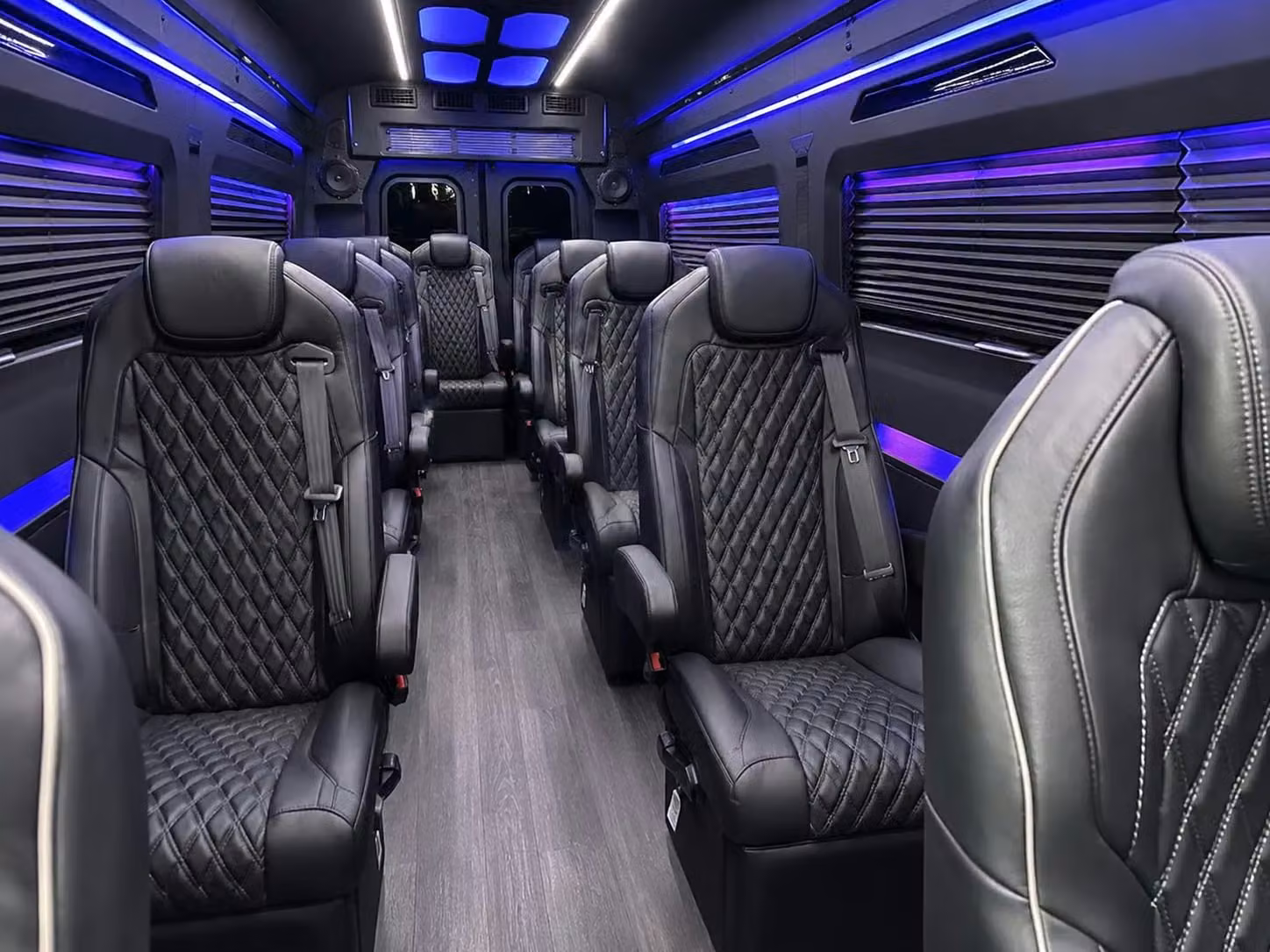 sprinter van with driver interior